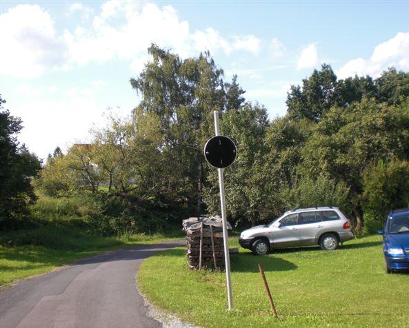Seltsames Verkehrszeichen in Stinatz